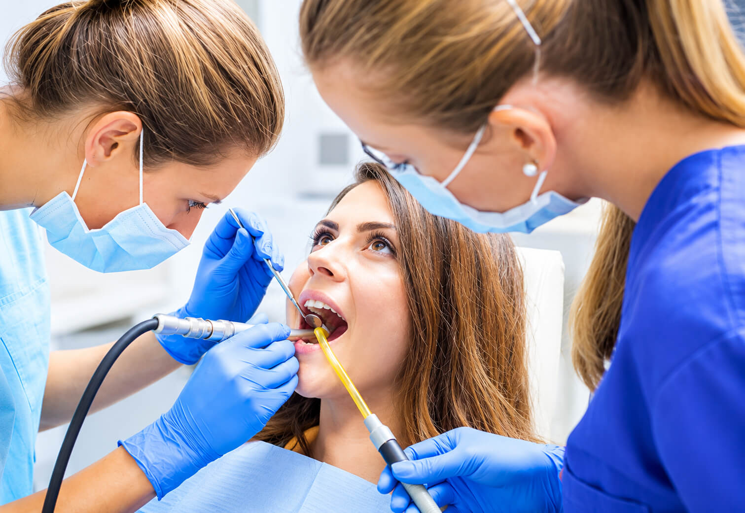 Treating a cavity at Commack Dental Associates