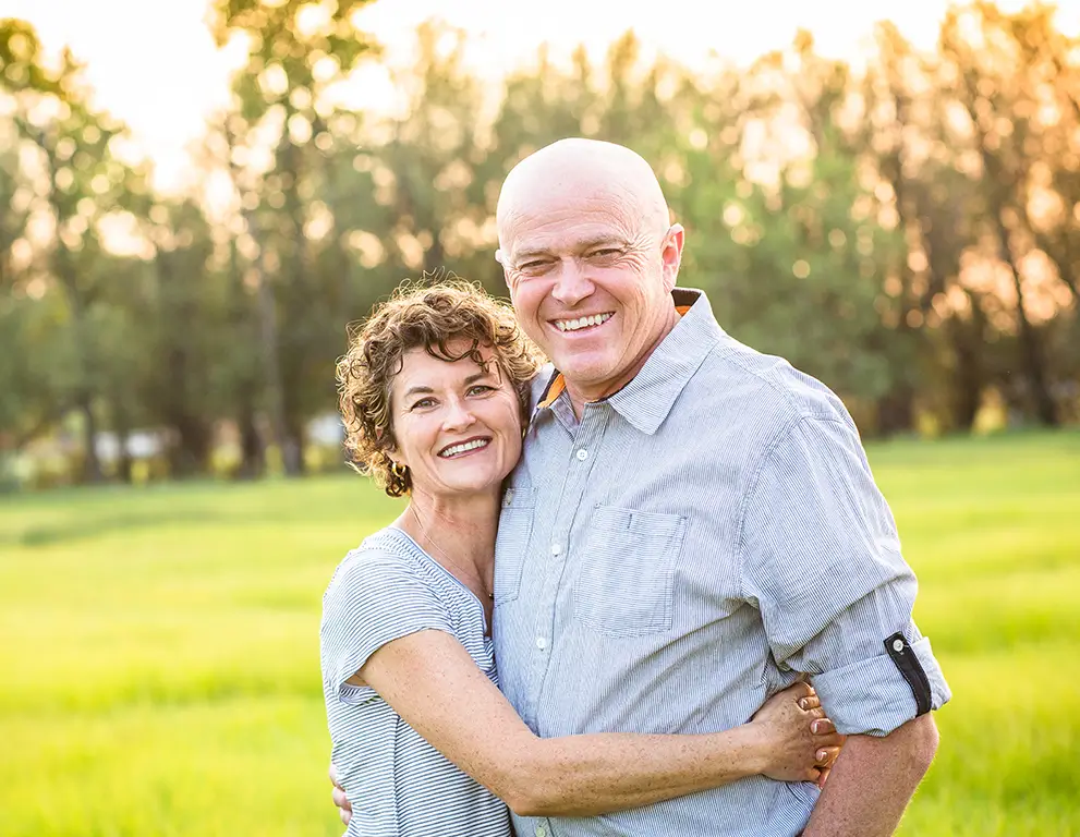 A dental implant restoring a missing tooth